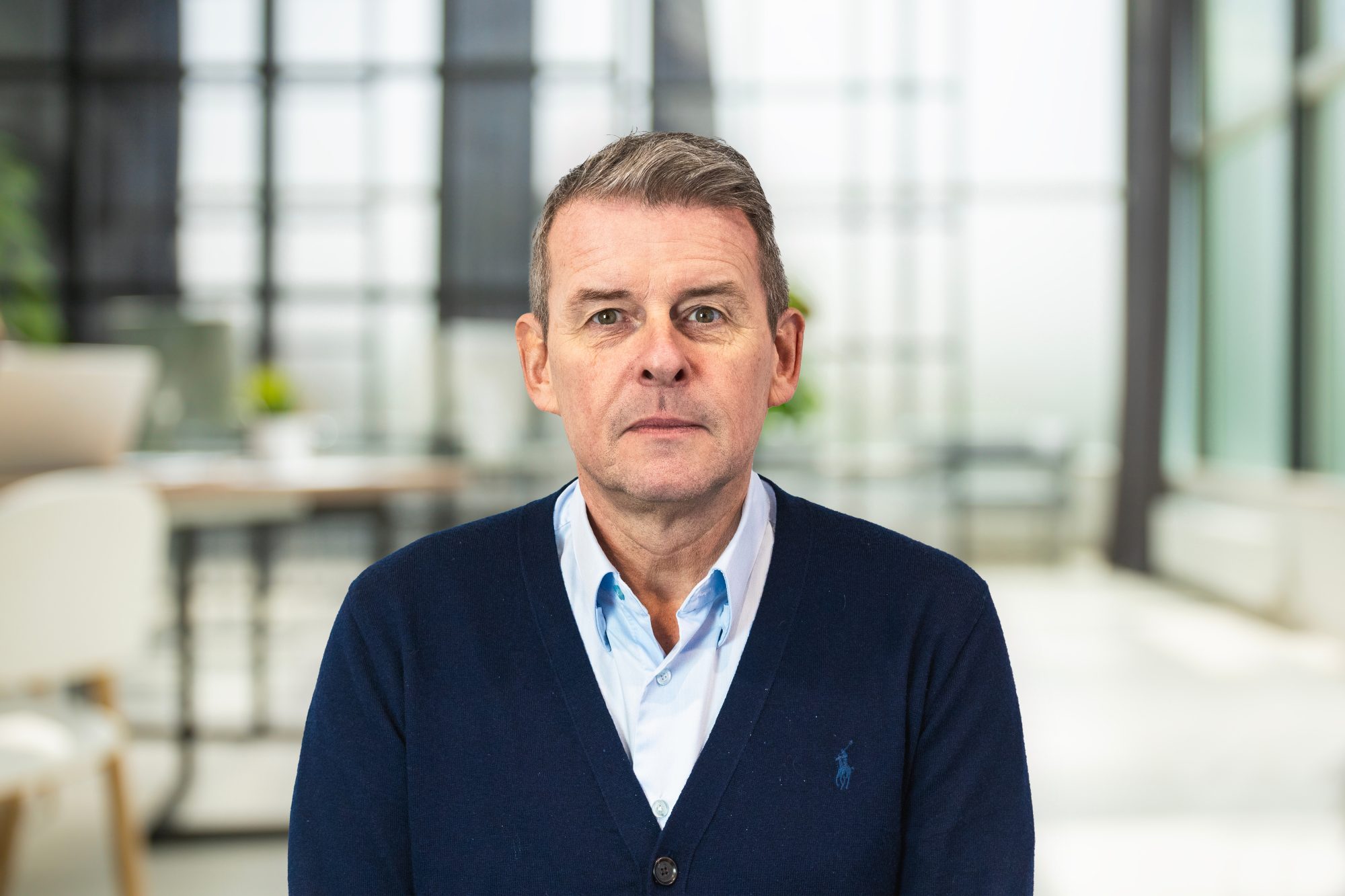 Business office without people with blurred bokeh background